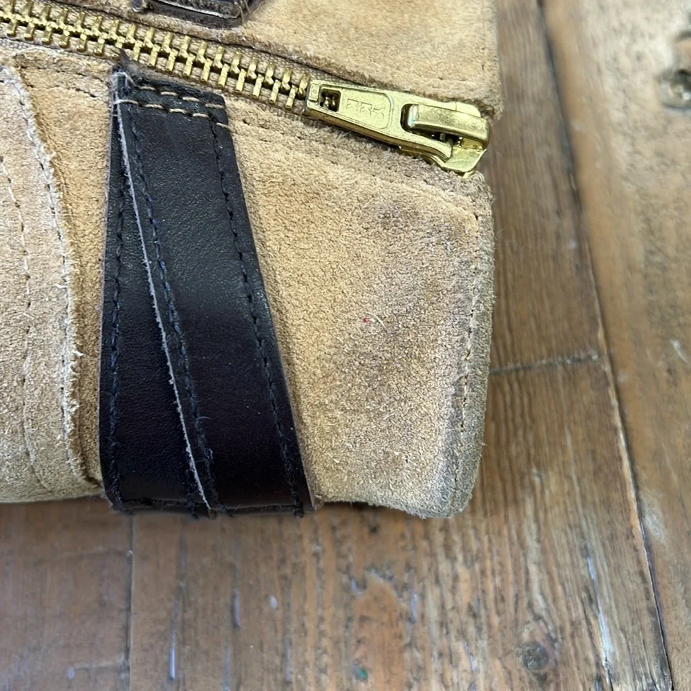 Janie and jack taupe suede boots